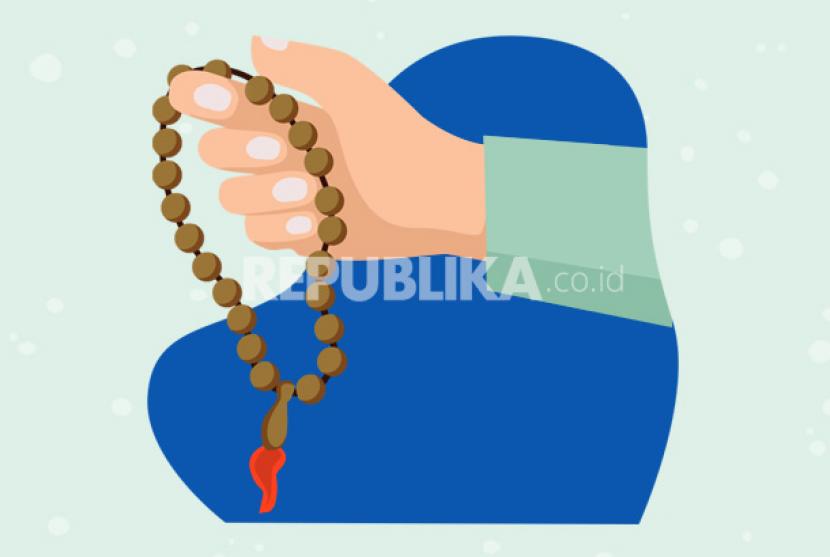 Ilustrasi dzikir. Dzikir mempunyai sejumlah keutamaan untuk Muslim 