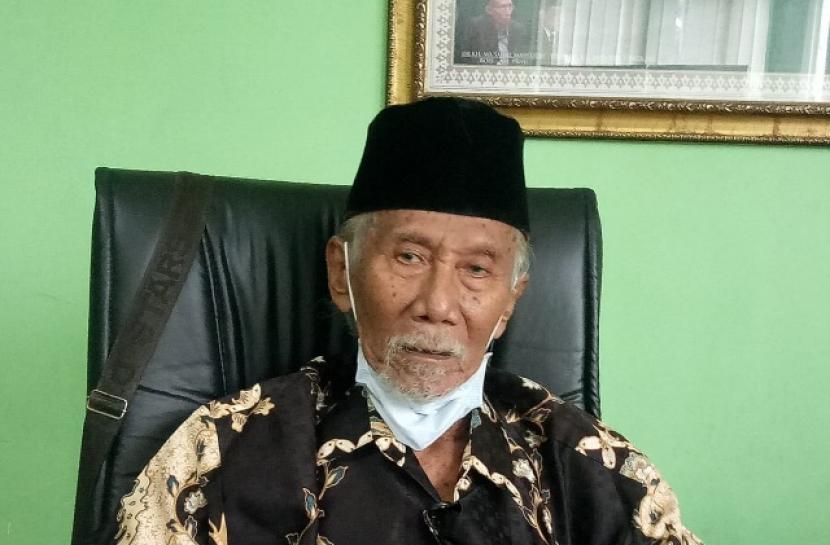 Ketua Wantim MUI Tangerang KH Edi Junaidi wafat usai sampaikan sambutan di Rakerda MUI Kota Tangerang.  