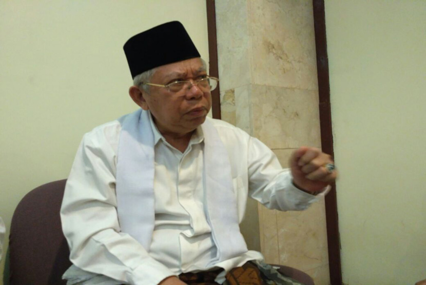 Ketua Umum Majelis Ulama Indonesia (MUI), KH Ma'ruf Amin 