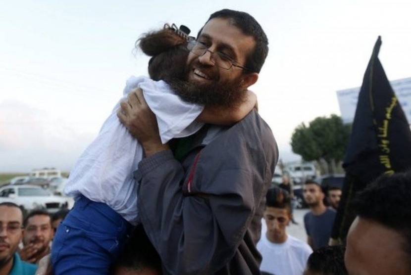 Khader Adnan, tahanan Palestina yang mogok makan selama 55 hari akhirnya dibebaskan Israel (Ilutrasi)