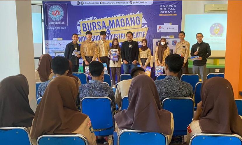 KIAN (Kreasi Inovasi Anak Nusantara) EO bekerja sama dengan Kampus Digital Kreatif Universitas BSI (Bina Sarana Informatika) kampus Yogyakarta mengadakan acara 