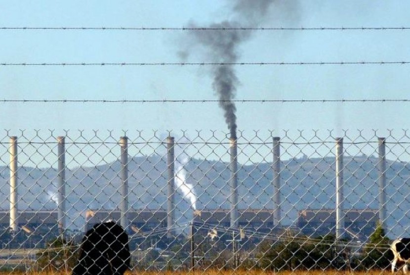 Kilang pembangkit listrik Hazelwood terletak sekitar 134 kilometer dari Melbourne.