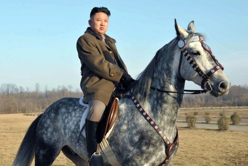 Kim Jong-un dan kuda peliharaannya