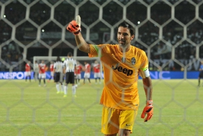 Kiper Juventus Gianluigi Buffon.