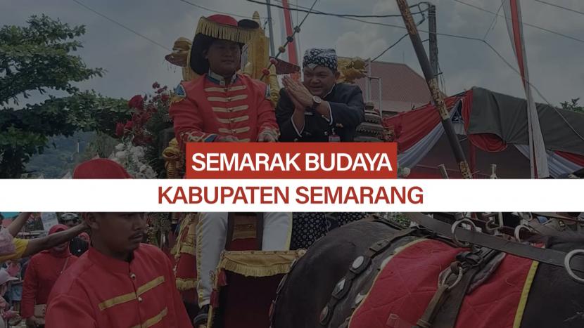 Kirab budaya kabuoaten Semarang.