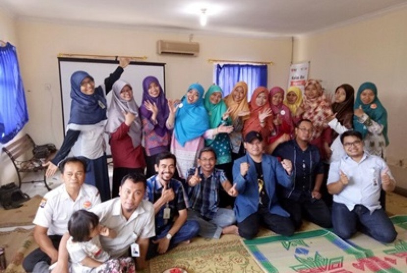 Klini RBG Rumah Zakat Yogyakarta mengadakan pelatihan internal untuk meningkatkan semangat setelah libur Lebaran, Rabu (5/7).