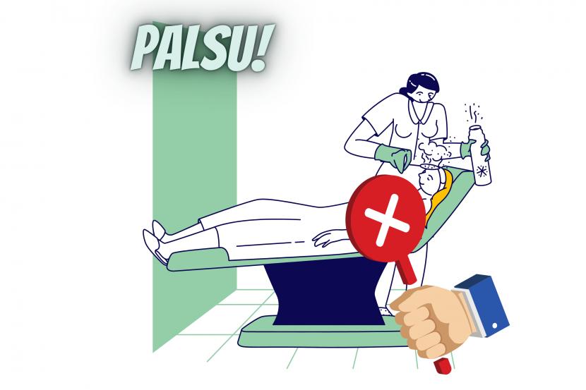 Dokter palsu (ilustrasi)