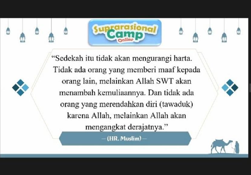 Klinik Pendidikan MIPA (KPM) mengadakan kegiatan yang bermanfaat untuk mengisi waktu liburan bagi siswa-siswi Sekolah Dasar dan Sekolah Menengah Pertama se-Indonesia, yaitu Suprarasional Camp.