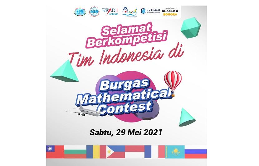 Klinik Pendidikan MIPA (KPM) mengirimkan 44 pelajar mewakili Indonesia ke ajang internasional dari Bulgaria, yakni Burgas Mathematical Contest (BMC) yang digelar Sabtu (29/5/21) dan diikuti 8 negara peserta. 