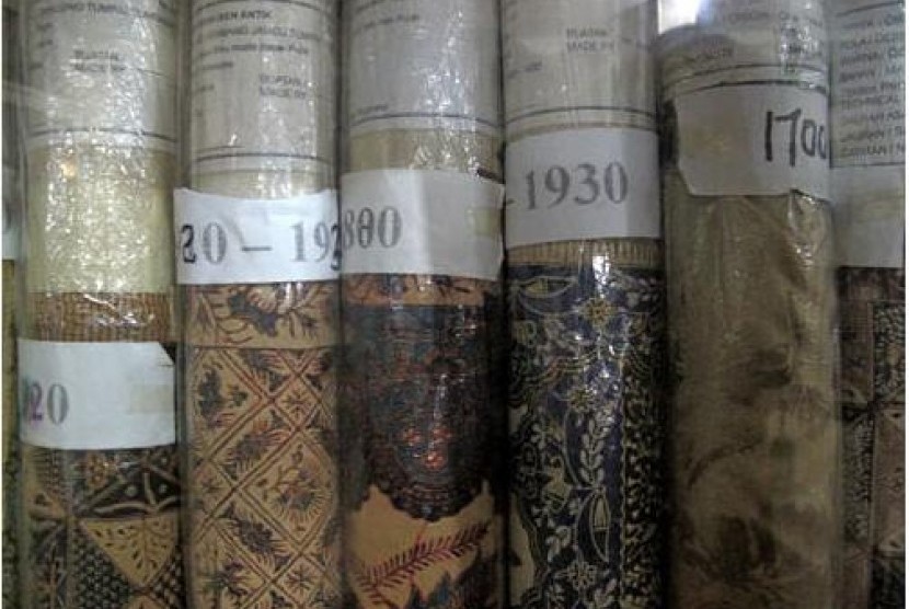 Batik collections of Batik Museum in Yogyakarta.