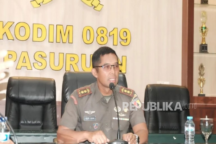 Komandan Kodim/0819 Pasuruan Letkol Arh Noor Iskak.