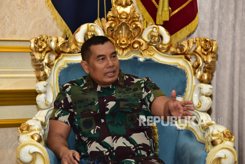 Komandan Korps Marinir (Dankormar) TNI AL Mayjen Endi Supardi.