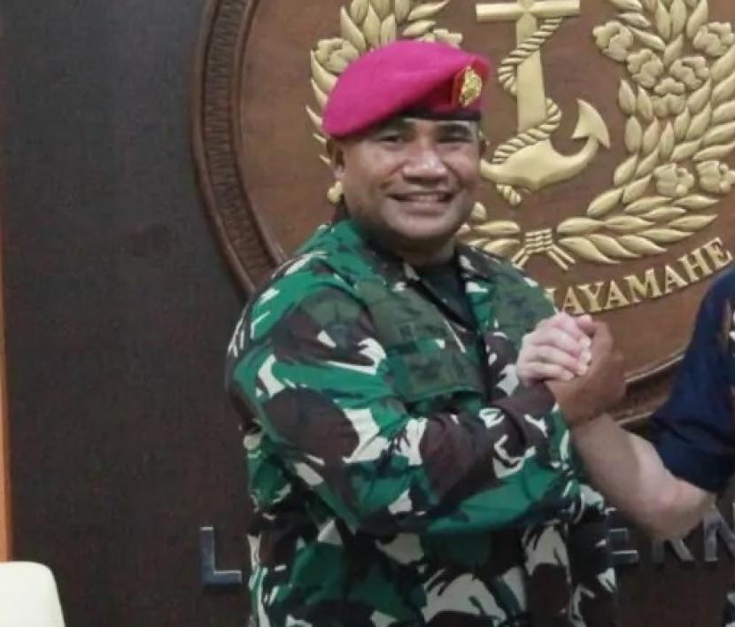 Komandan Pangkalan TNI AL (Danlanal) Ternate, Kolonel Marinir Ridwan Aziz.