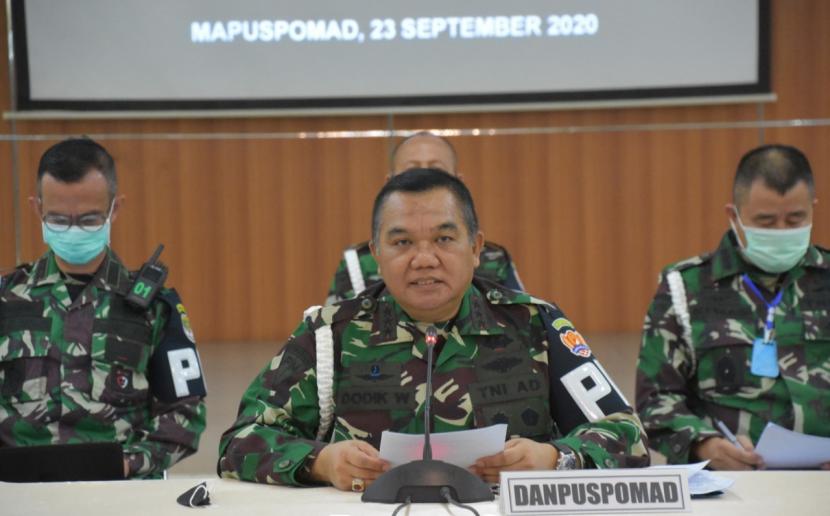 Komandan Pusat Polisi Militer Angkatan Darat (Danpuspomad), Letjen Dodik Wijanarko.