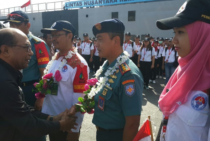 Komandan Satgas LNRPB Sail Tomini 2015 Kolonel Laut (P) Eko Yuri Adriantoro.