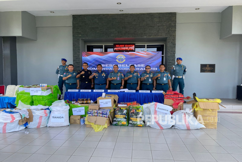 Bea Cukai Gagalkan Penyelundupan Sianida dan Barang Ilegal Senilai Rp 1 Miliar di Manado