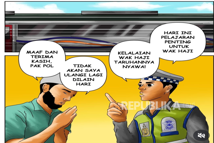 Komik edukasi tmcpoldametro