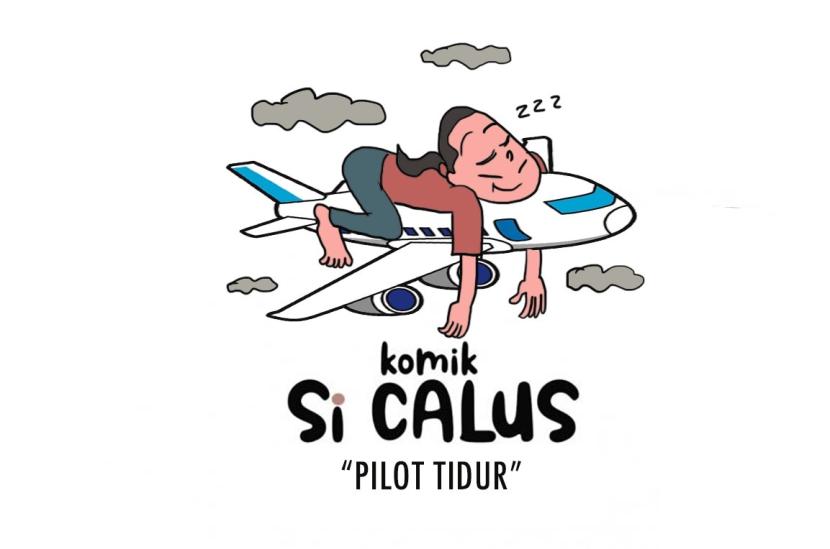 Komik Si Calus : Pilot Tidur