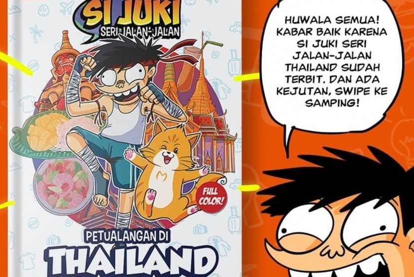 Komik Si Juki Seri Jalan Jalan Petualangan di Thailand