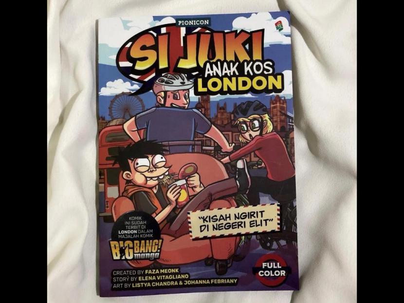 Komik Si Juki yang sebelumnya terbit di London kini juga hadir dalam bahasa Indonesia dengan judul Si Juki Anak Kos London.