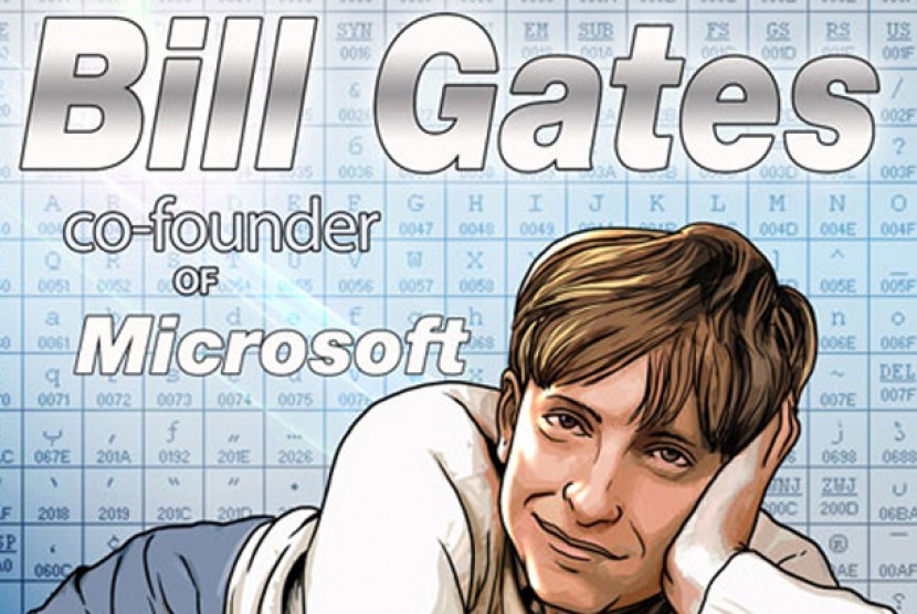 Komik tentang kehidupan Bill Gates. (