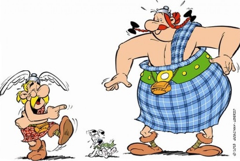Komik terbaru Asterix di Skotlandia 