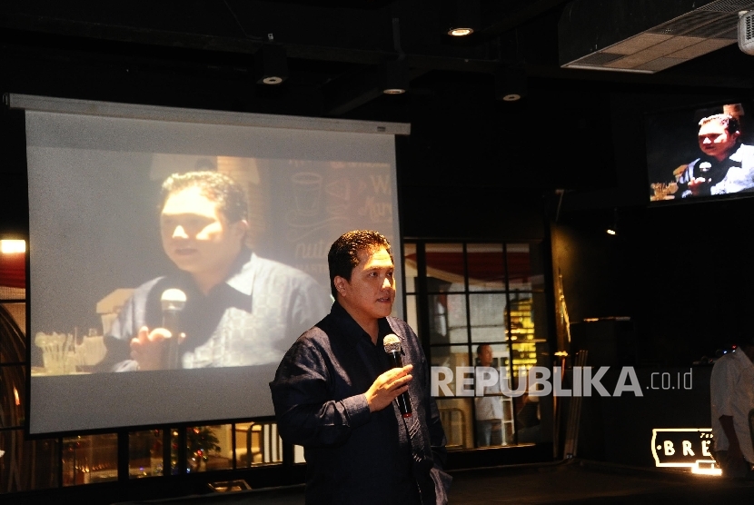 Komisaris Utama PT Mahaka Radio Integra Tbk (MARI) Erick Thohir