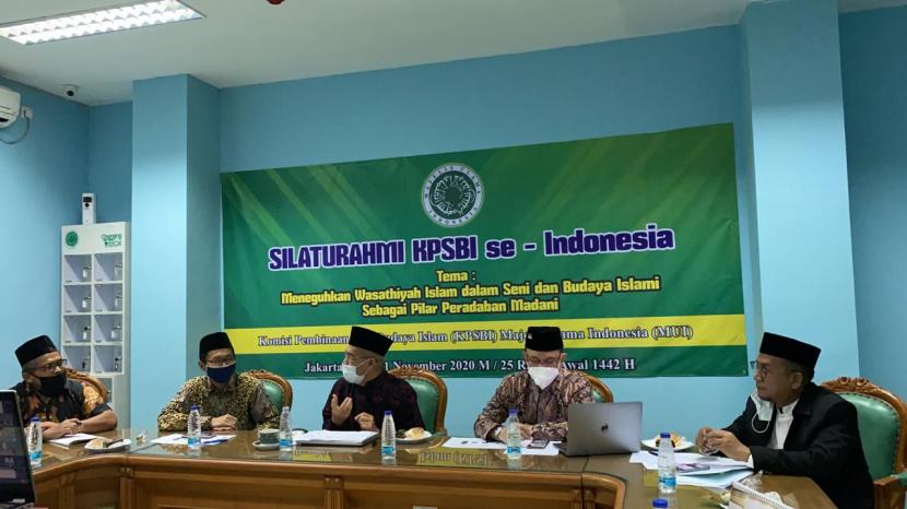Komisi Pembinaan Seni Budaya Islam  Majelis Ulama Indonesia (KPSBI MUI)  silatnas pada Rabu (11/11).