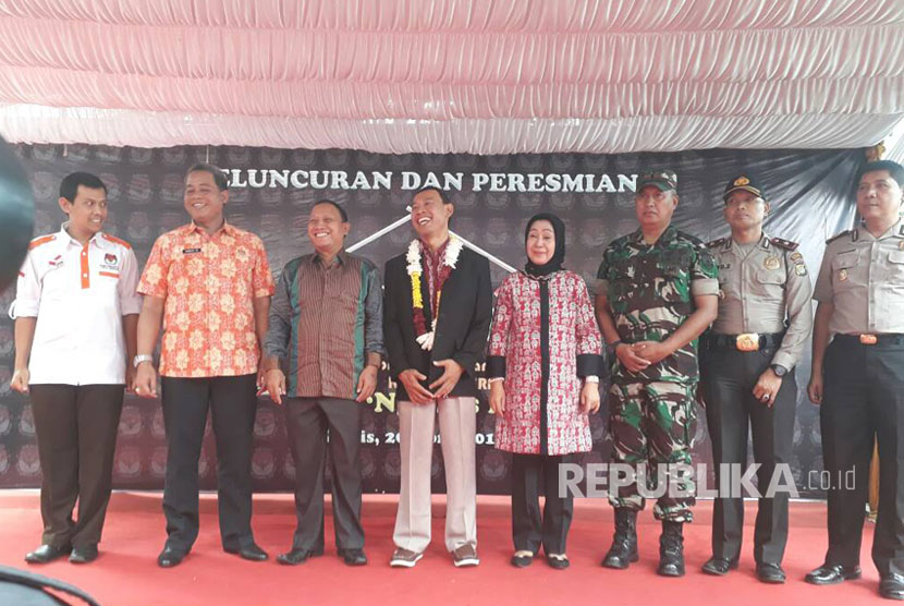 Komisi Pemilihan Umum (KPU) Kota Tangerang resmikan Rumah Pintar Pemilu, Kamis (20/4). 