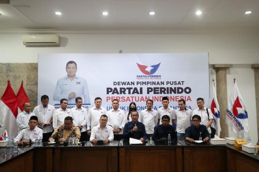 Komisi Pemilihan Umum (KPU) menyatakan Partai Perindo telah memenuhi syarat untuk Pemilu 2024.
