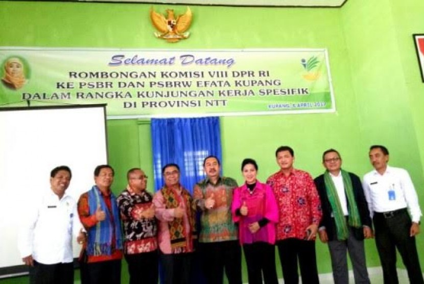 Komisi VIII Panti Sosial Bina Remaja (PSBR) Effata, Kupang, NTT, Kamis (6/4). 