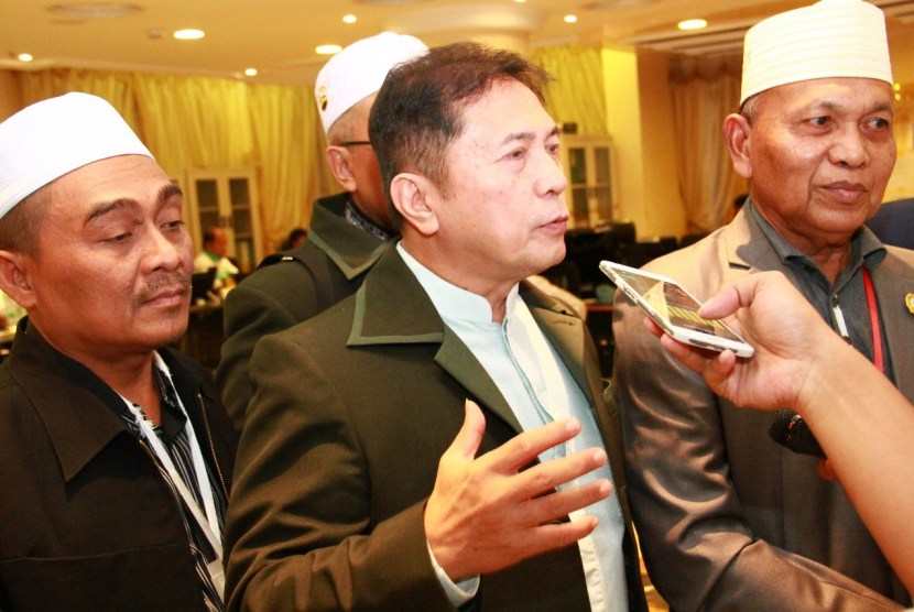 Komisioner Komisi Pengawas Haji Indonesia Bidang Pengawasan Kesehatan Abidinsyah Siregar di Madinah, Rabu (13/9).