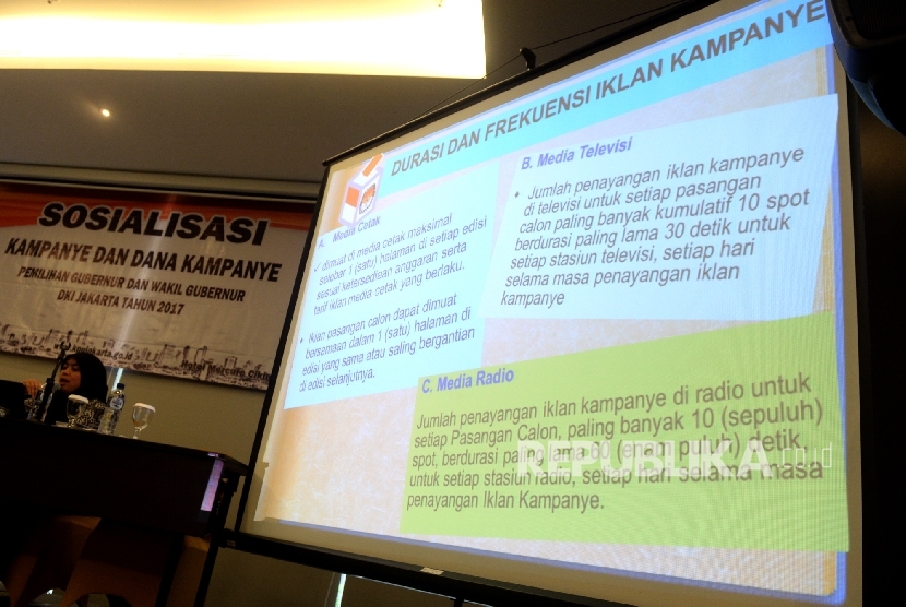 Komisioner KPU DKI Jakarta Betty Epsilon Idroos.