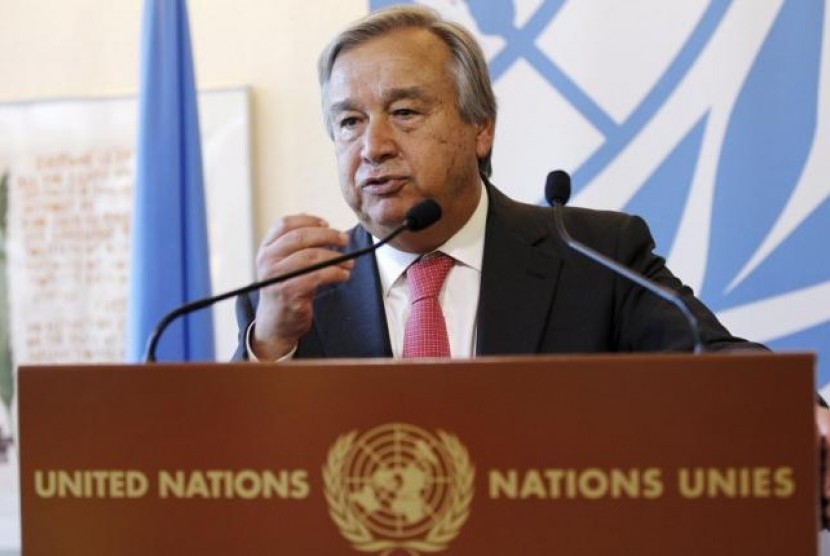 Komisioner Tinggi PBB untuk Pengungsi Antonio Guterres.