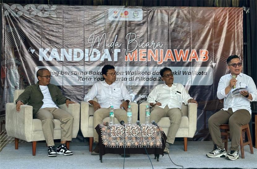 Komite Independen Sadar Pemilu (KISP) bersama Muda Bicara ID menyelenggarakan diskusi bertema Muda Bicara Kandidat Menjawab.