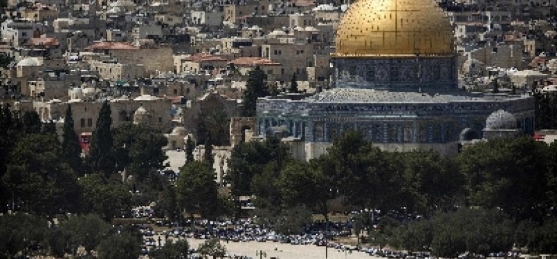 Kompleks Masjid Al Aqsa di Jerusalem.
