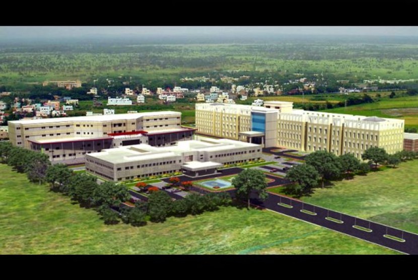 Kompleks rumah sakit Global City di Chennai, India
