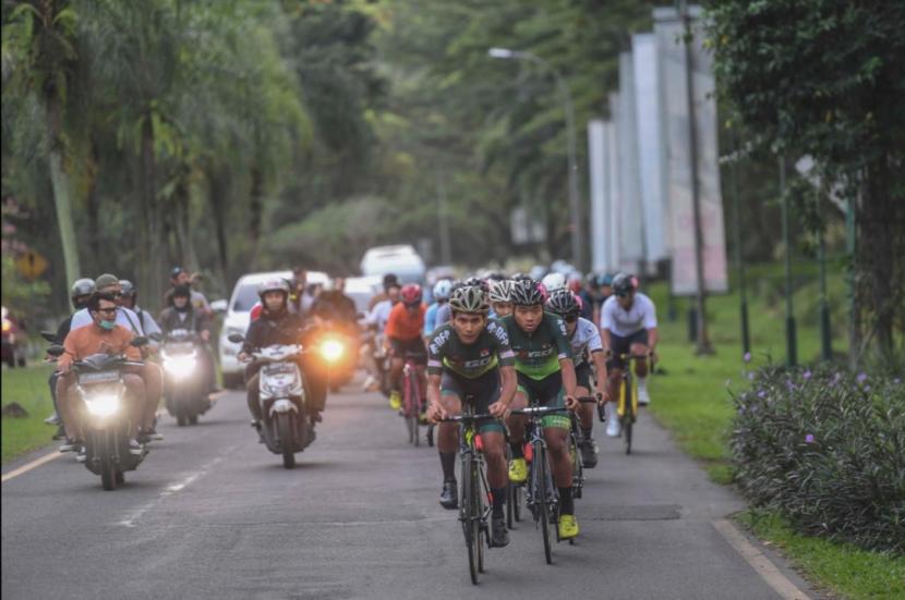 “Cycling Challenge Series” di Sentul, Bogor, Jawa Barat, Rabu (24/3). 