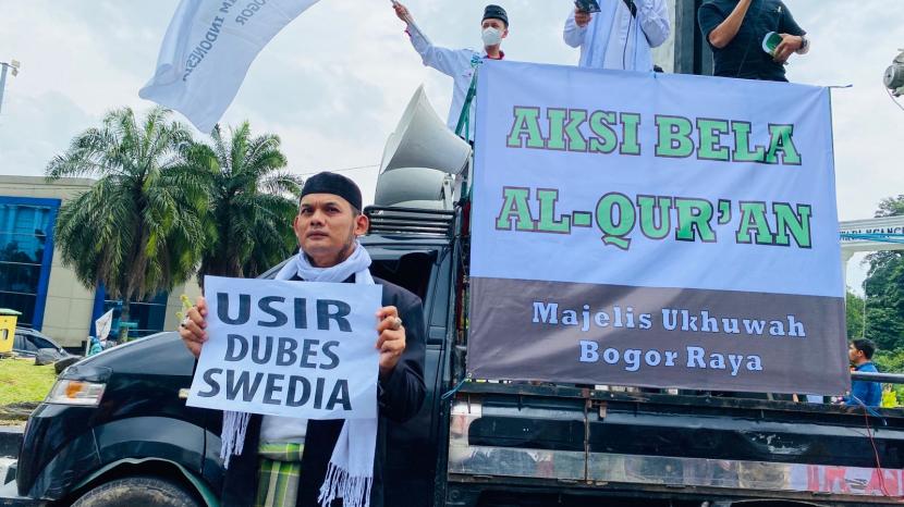 Komunitas Muslim di Bogor mengecam aksi pembakaran Alquran Rasmus Paludan 