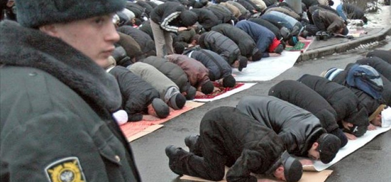 komunitas muslim di Rusia (ilustrasi)