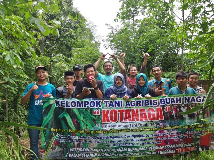 Komunitas Tani Buah Naga Organik (Kotanaga) di Nganjuk, Jawa Timur (Jatim). 