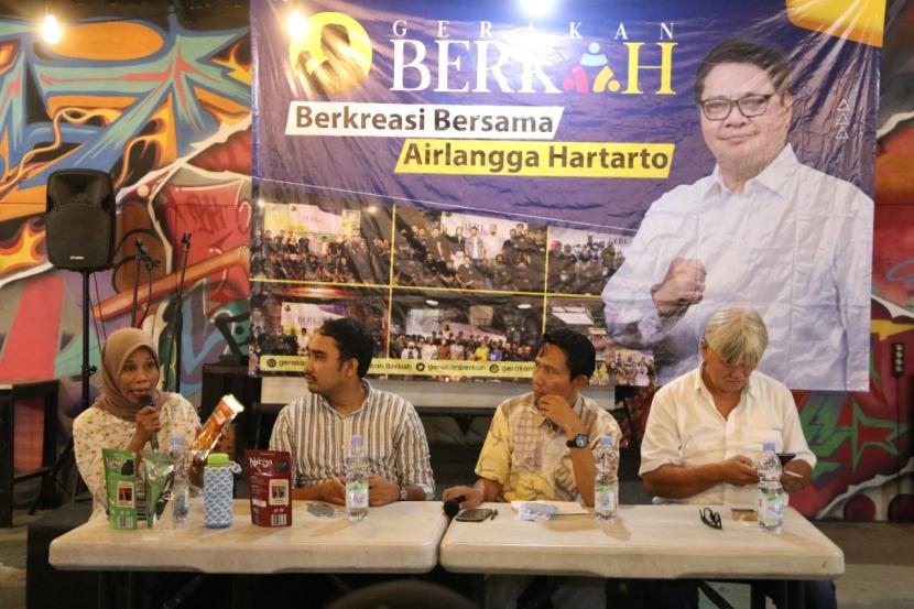 Komunitas UMKM di Kota Balikpapan sosialisasikan Ketua Umum Partai Golkar Airlangga Hartarto.