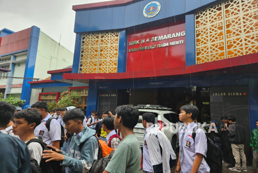 Kondisi di SMK 4 Semarang, Rabu (26/11/2024).