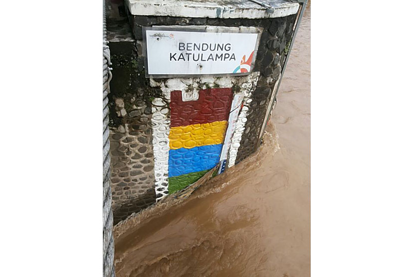 Kondisi Bendung Katulampa, Bogor (ILustrasi).