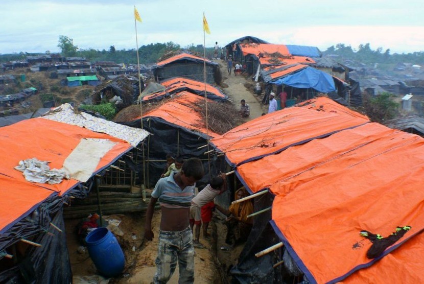 Kondisi pengungsian Rohingya di Cox's Bazar, Bangladesh. 