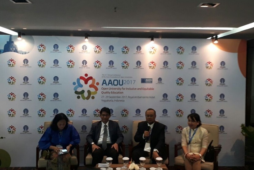 Konferensi Asian Association of Open Universities (AAOU) digelar 27-29 September 2017 di  Yogyakarta. 