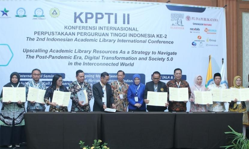 Konferensi Internasional Perpusatakaan Perguruan Tinggi Indoneisa (KPPTI) ke-2 yang berlangsung di Semarang, 1-3 November 2023 silam.