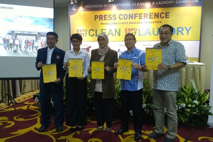 Konferensi pers Expo Clean & Expo Laundry 2017