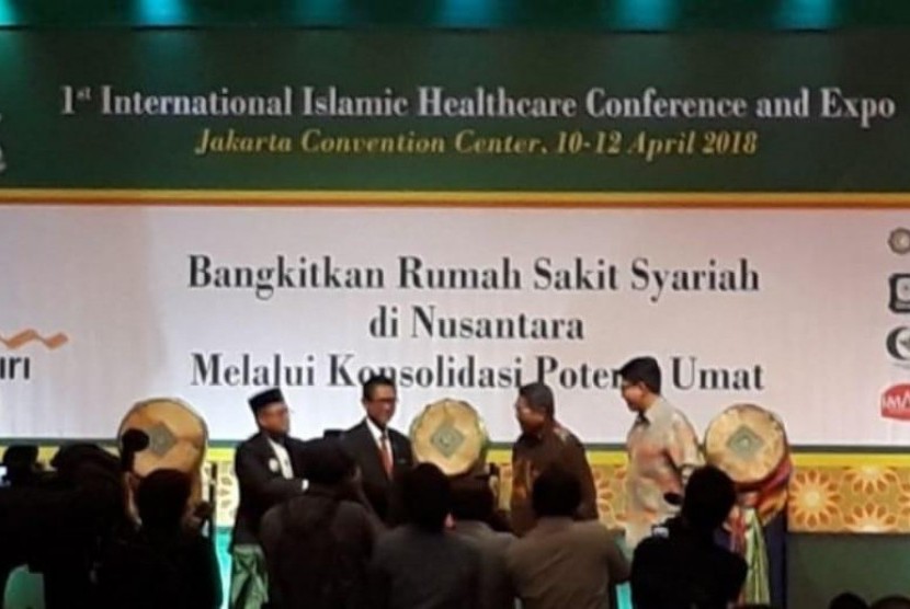 Konferensi pers IHEX 2019 (International Islamic Healthcare Conference and Expo).