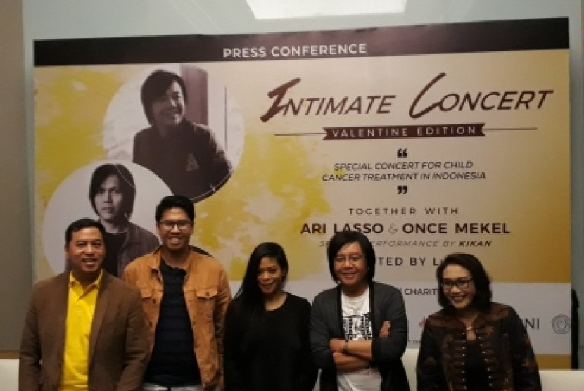 Konferensi pers Intimate Concert di Hotel Tentrem Yogyakarta,  Jumat (15/2).